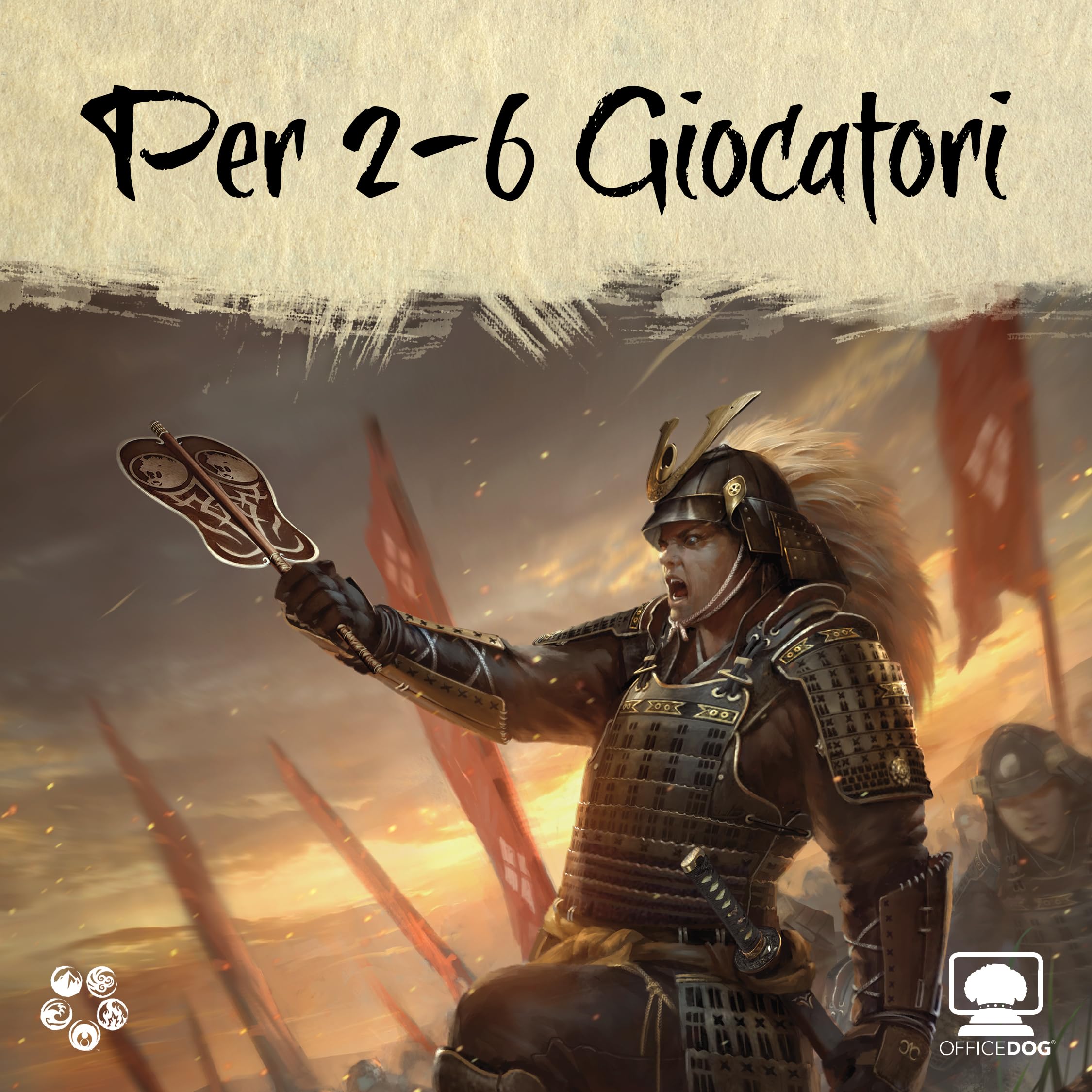 Asmodee Gunsen Battaglia per Toshi Ranbo gioco strategico ITA