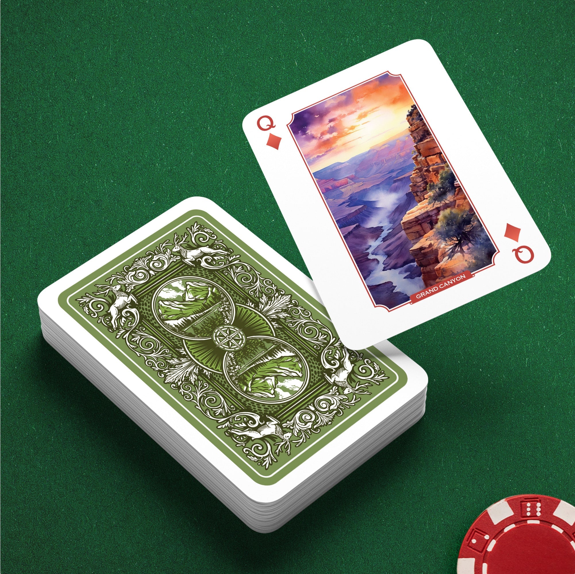 Underdog National Parks Playing Cards mazzo di carte