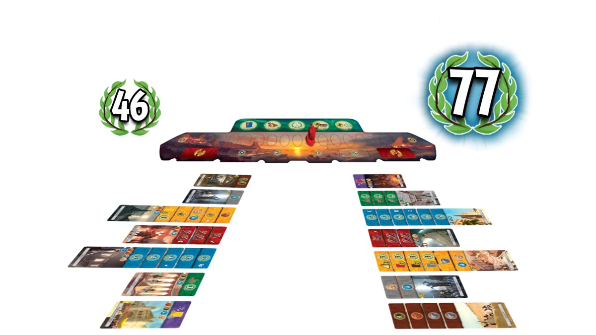 Asmodee 7 Wonders Duel gioco strategia 2 giocatori italiano