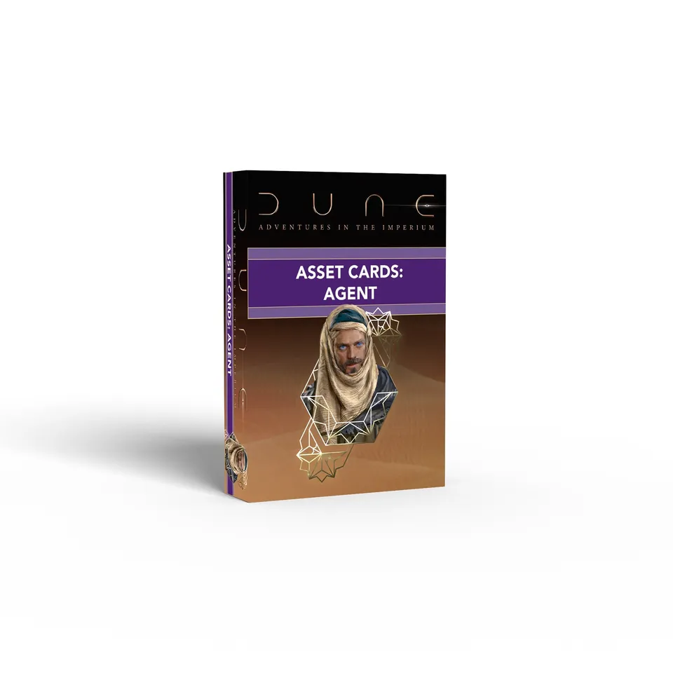 Modiphius Dune Agent Asset Deck mazzo 56 carte agente