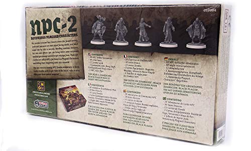 Asmodee Zombicide Black Plague NPC 2 gioco da tavolo espansione