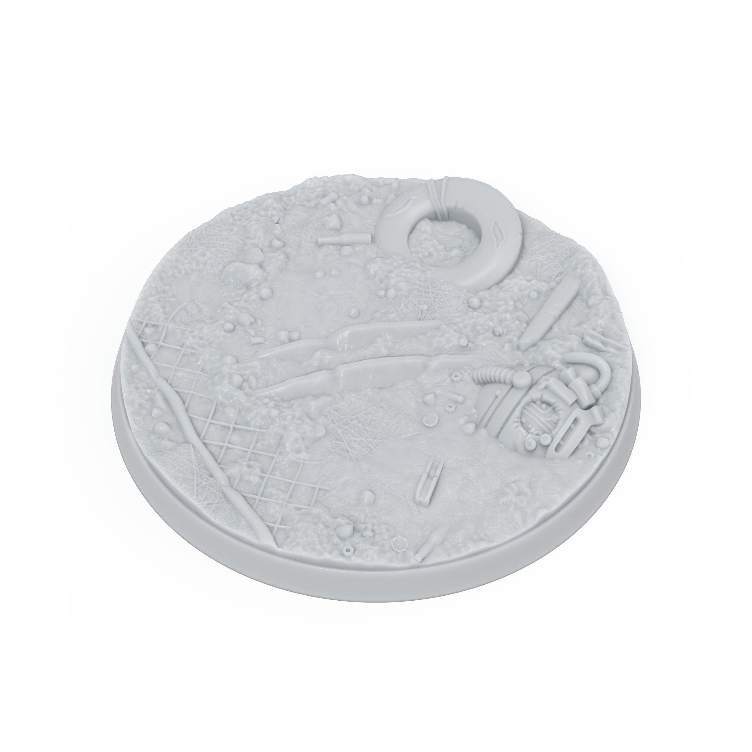 Modiphius Fallout Factions Basette sceniche 50mm Wasteland 5 pezzi