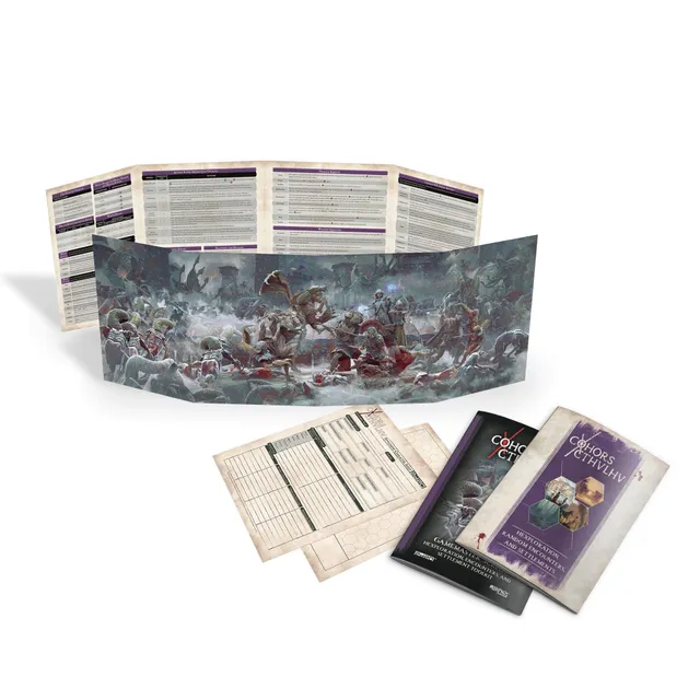 Modiphius Cohors Cthulhu GM Toolkit schermo master + mappe