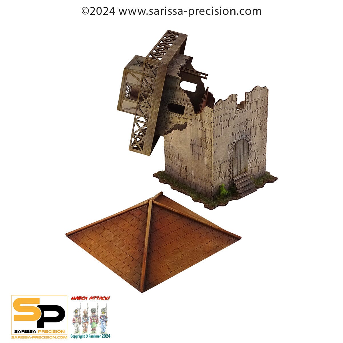 Modiphius Cohors Cthulhu Tactics Torre Limes Germanicus MDF