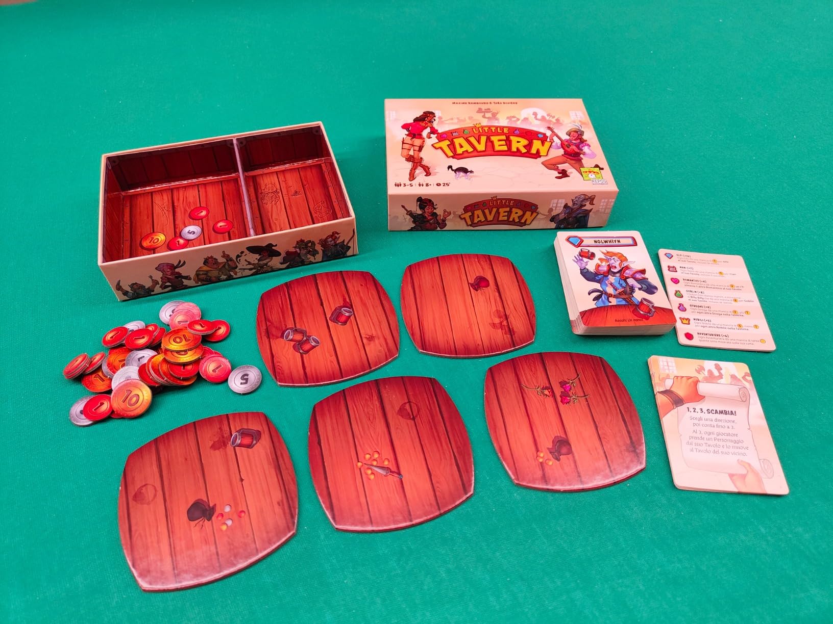 Asmodee Little Tavern gioco da tavolo italiano 3-5 giocatori