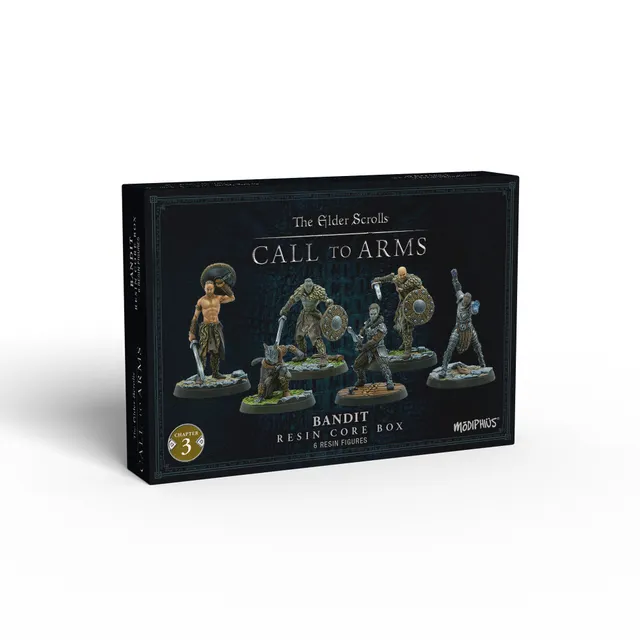 Modiphius Elder Scrolls Call to Arms Bandit Core Set 6 miniature