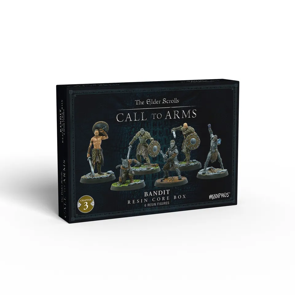 Modiphius Elder Scrolls Call to Arms Bandit Core Set 6 miniature