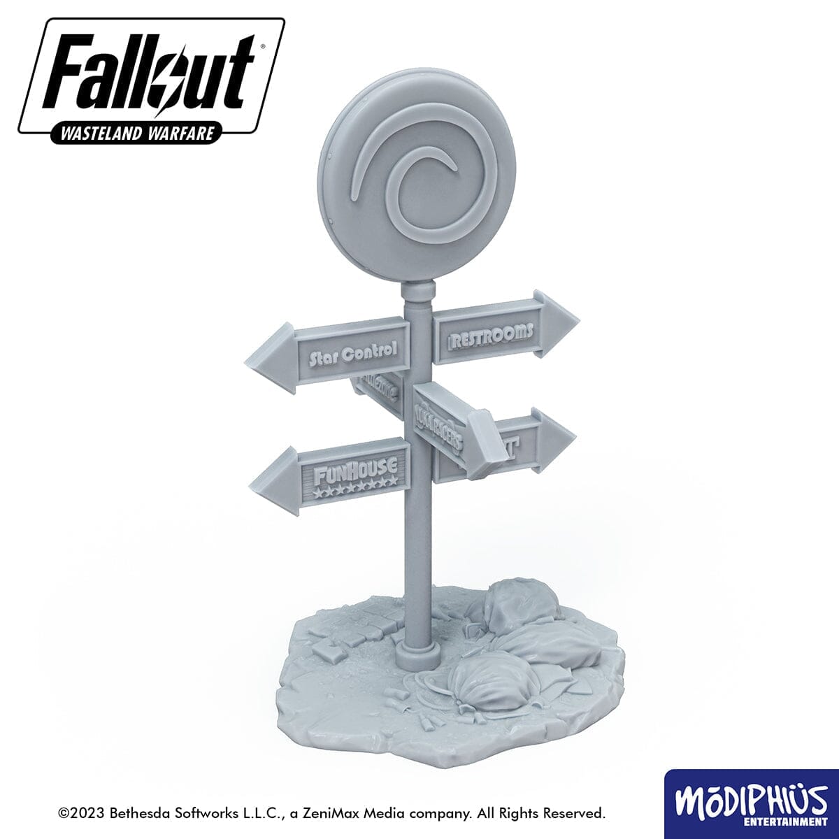 Fallout Wasteland Warfare Kiddie Kingdom STL terreno