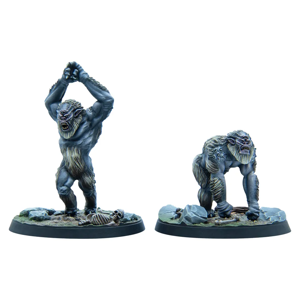 Modiphius Elder Scrolls Call to Arms Trolls miniature resina
