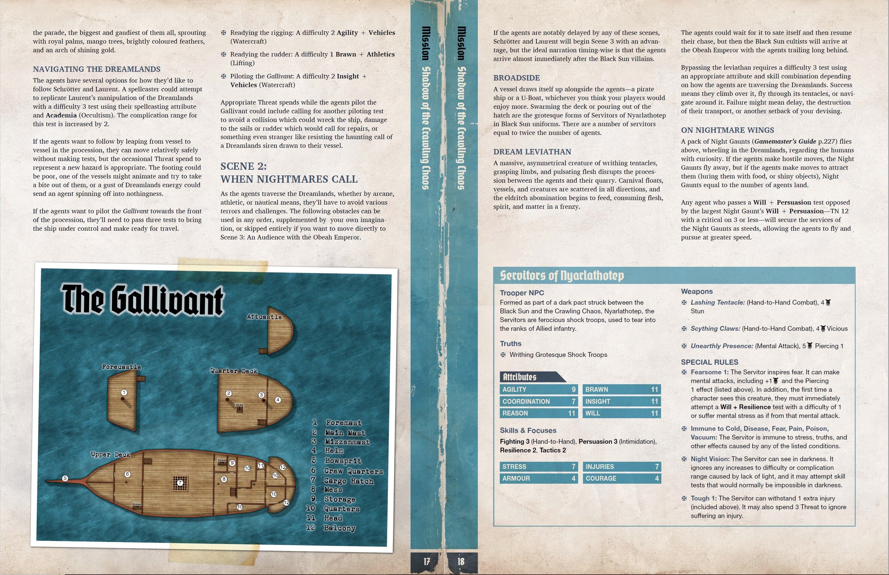Modiphius Achtung Cthulhu Shadow Crawling Chaos avventura PDF