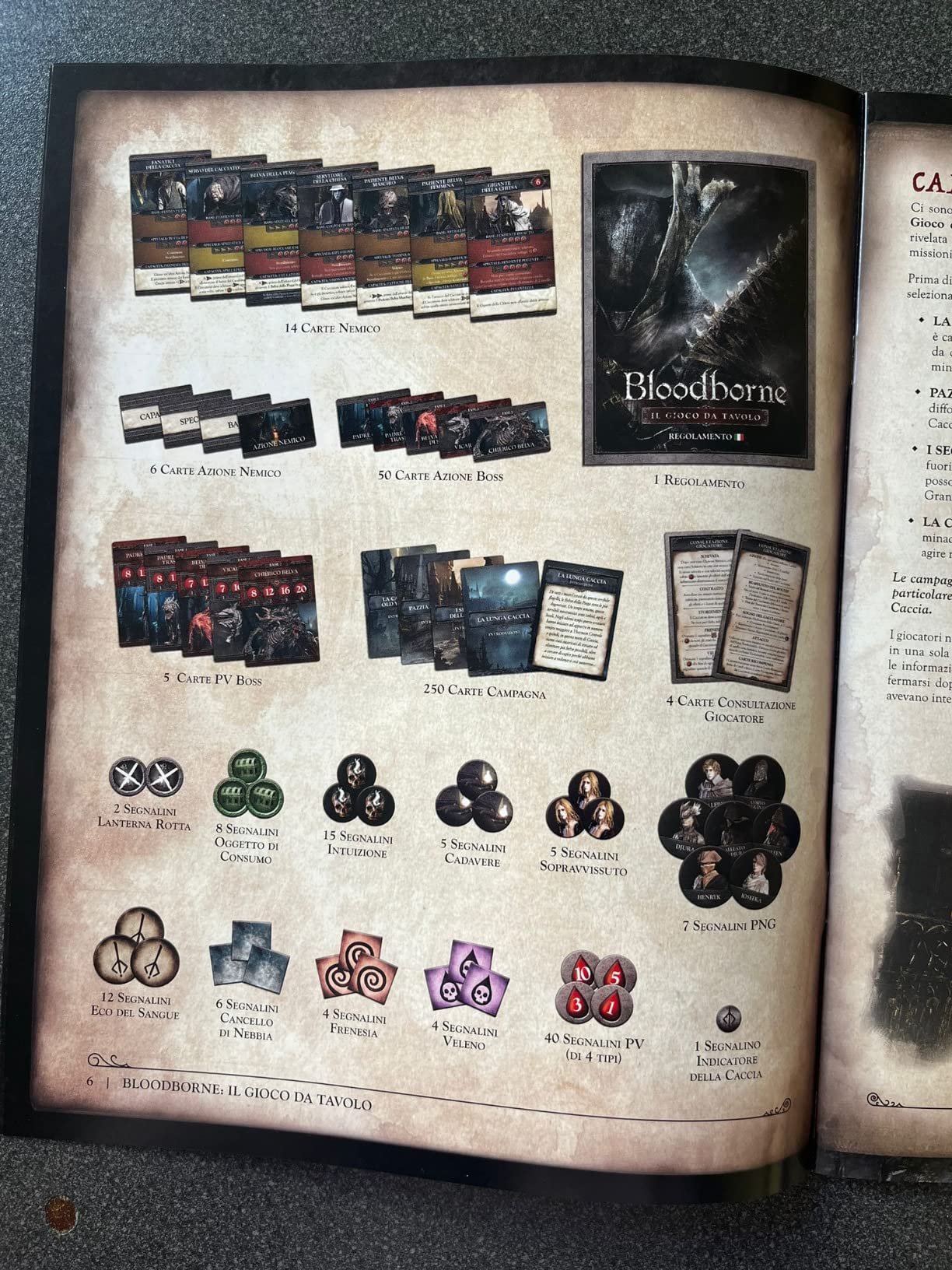 Asmodee Bloodborne Gioco da Tavolo cooperativo 1-4 giocatori