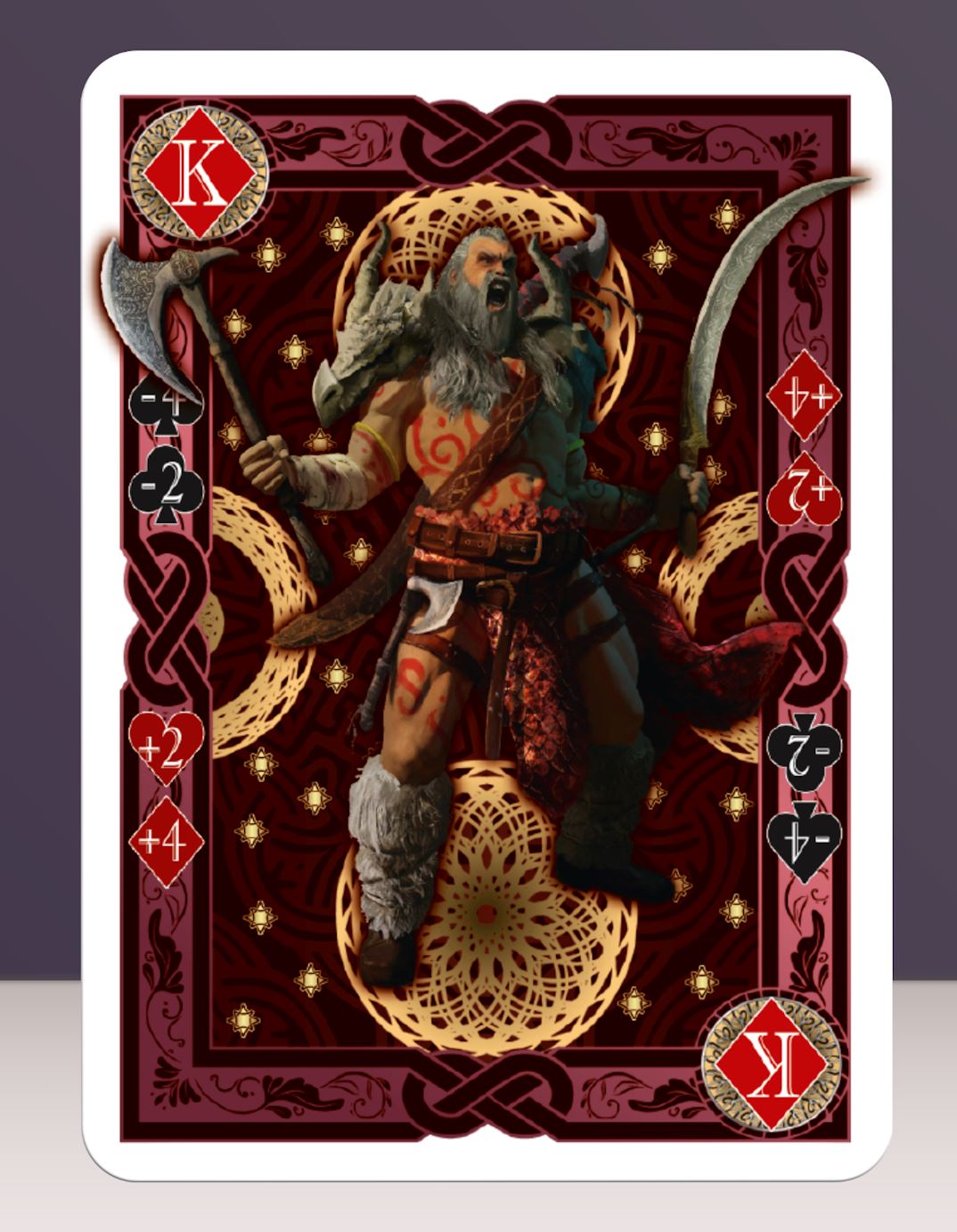 Legends of Avallen Against Faerie Queene carte da gioco foil