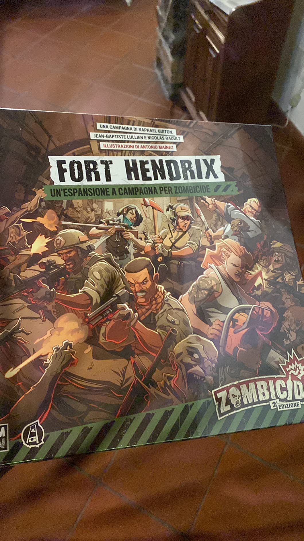 Asmodee Zombicide Fort Hendrix espansione gioco cooperativo