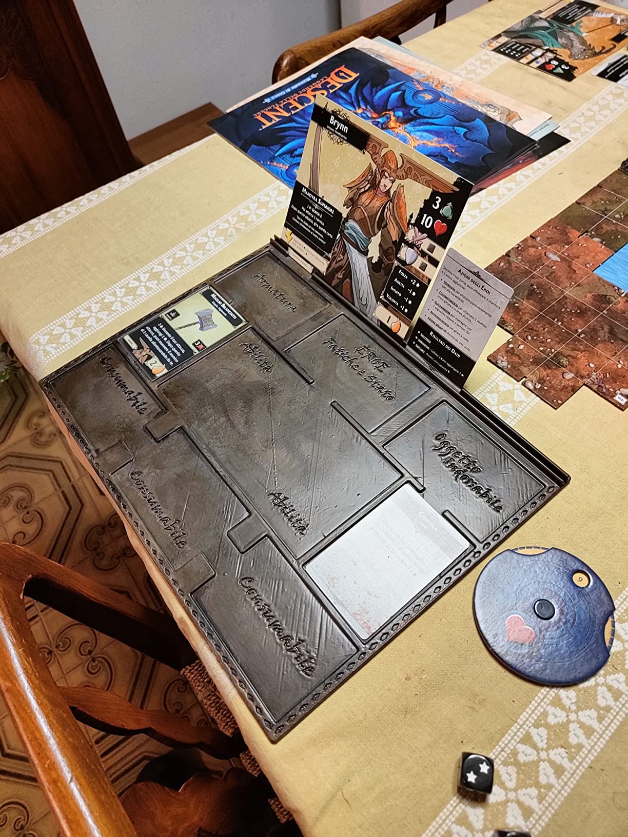 Asmodee Descent Leggende delle Tenebre gioco tavolo con app italiano