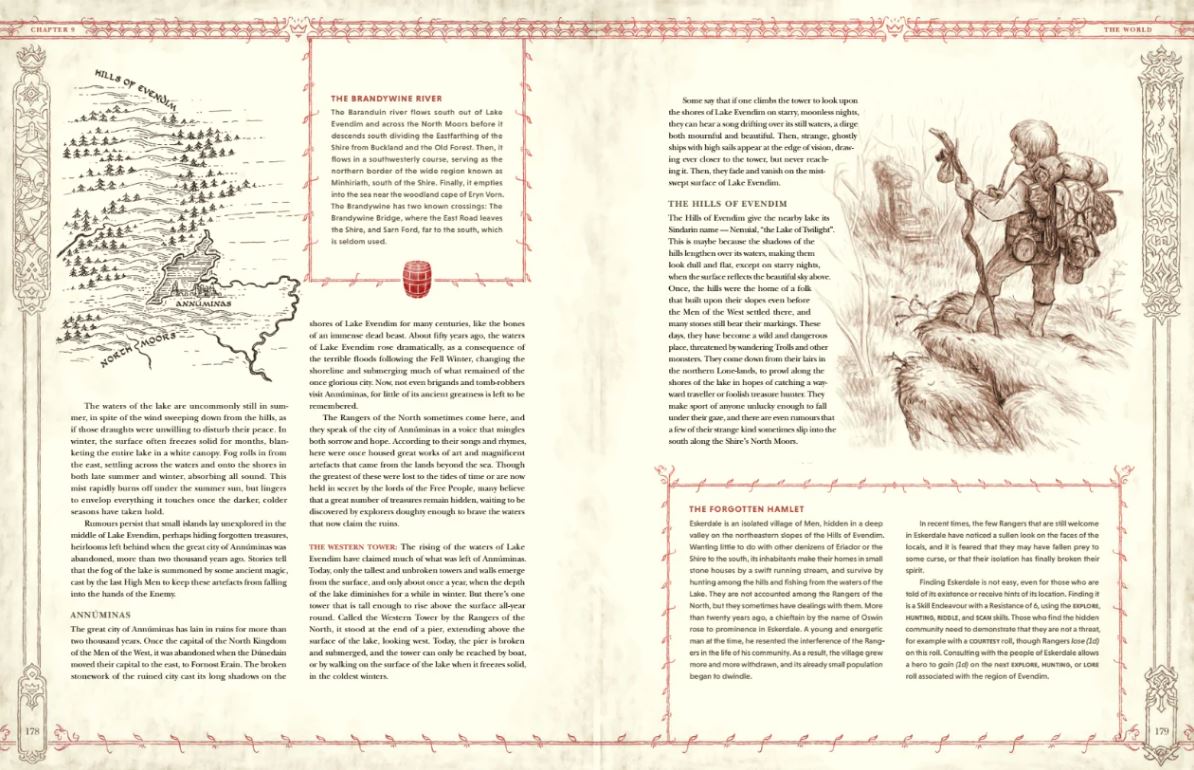 Modiphius The One Ring Core Rulebook manuale standard