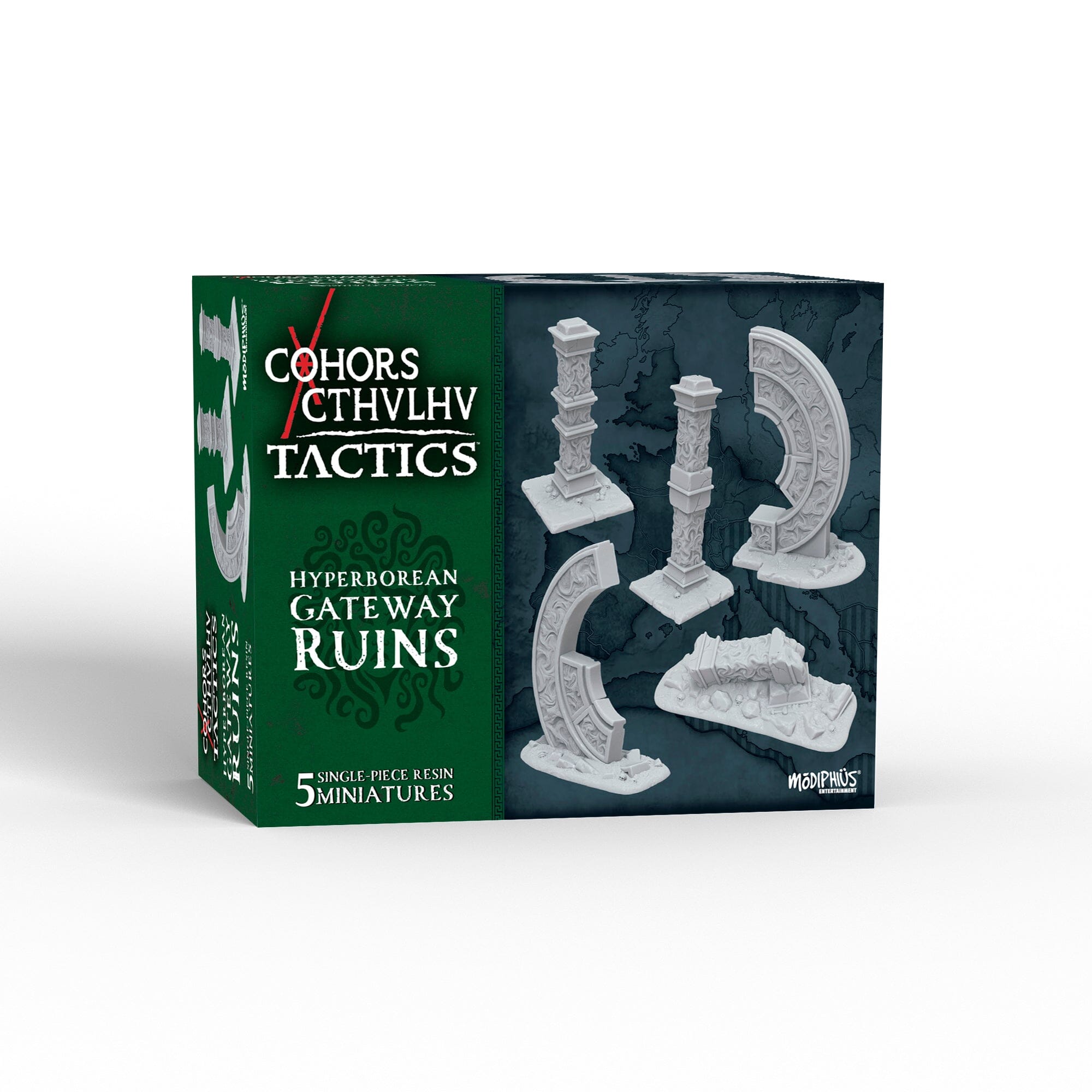 Modiphius Cohors Cthulhu Tactics Terreno Hyperborean 5 pezzi