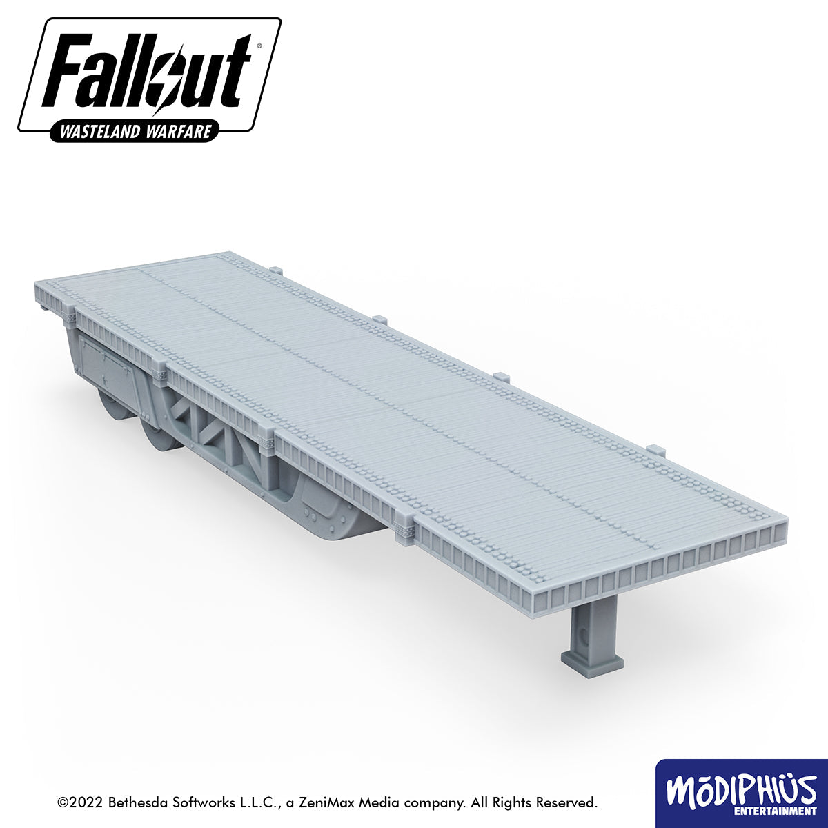 Modiphius Fallout Wasteland Warfare Flatbed Truck file STL scenario