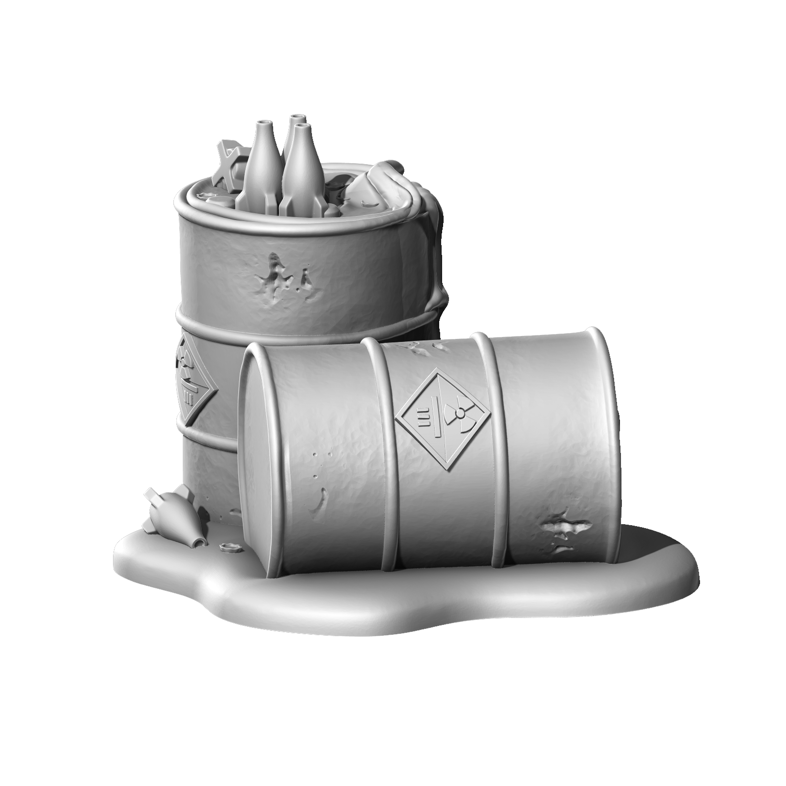 Modiphius Fallout Streets of Boston STL file stampa 3D scenari