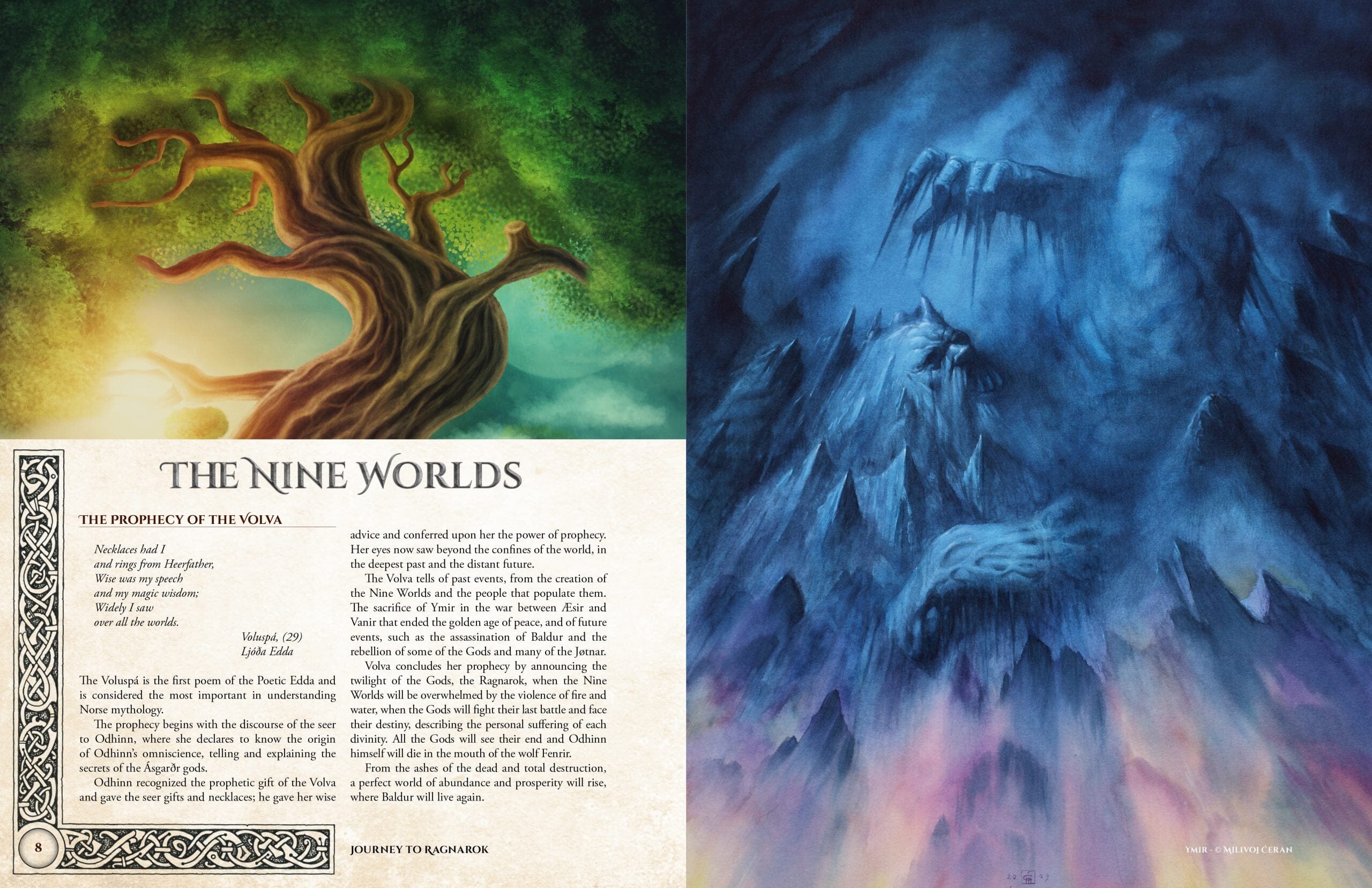 Journey to Ragnarok Corebook Deluxe Libro Gdr 5E Mitologia Norrena
