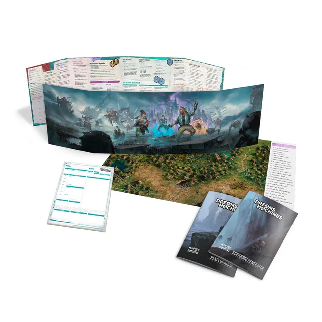 Modiphius Dreams and Machines GM's Toolkit schermo master