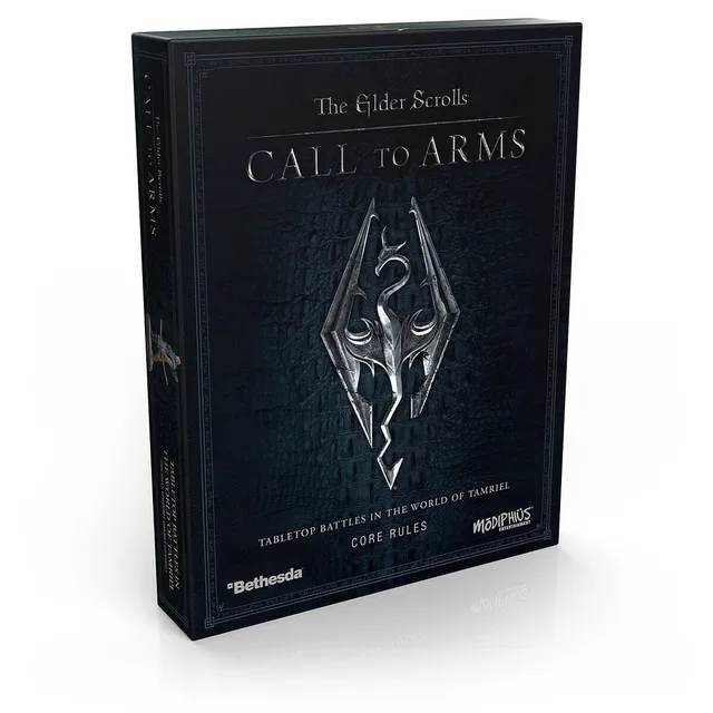 Modiphius The Elder Scrolls: Call to Arms scatola base gioco wargame solo