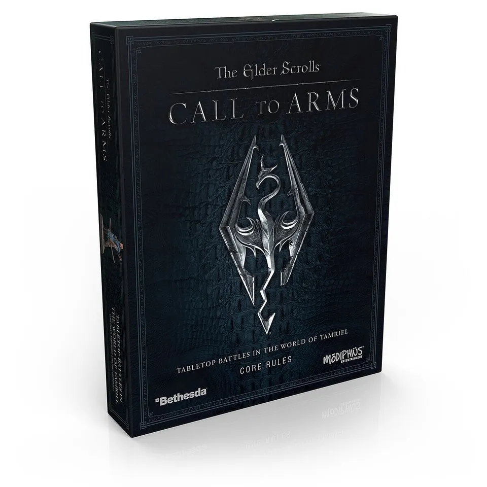 Modiphius The Elder Scrolls: Call to Arms scatola base gioco wargame solo