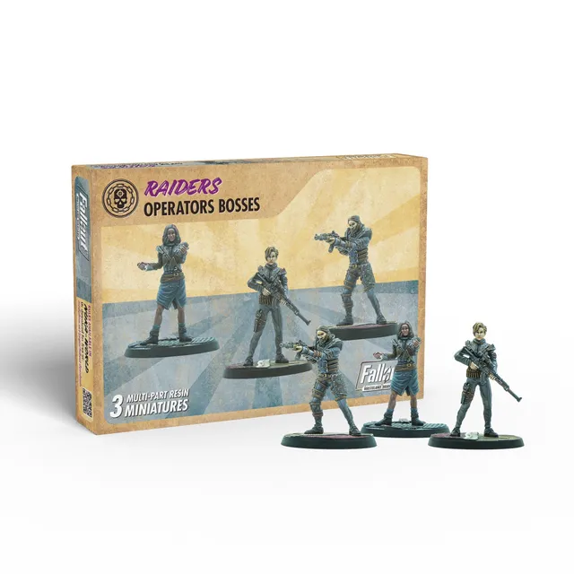 Modiphius Fallout Wasteland Warfare Raiders Operators 3 miniature