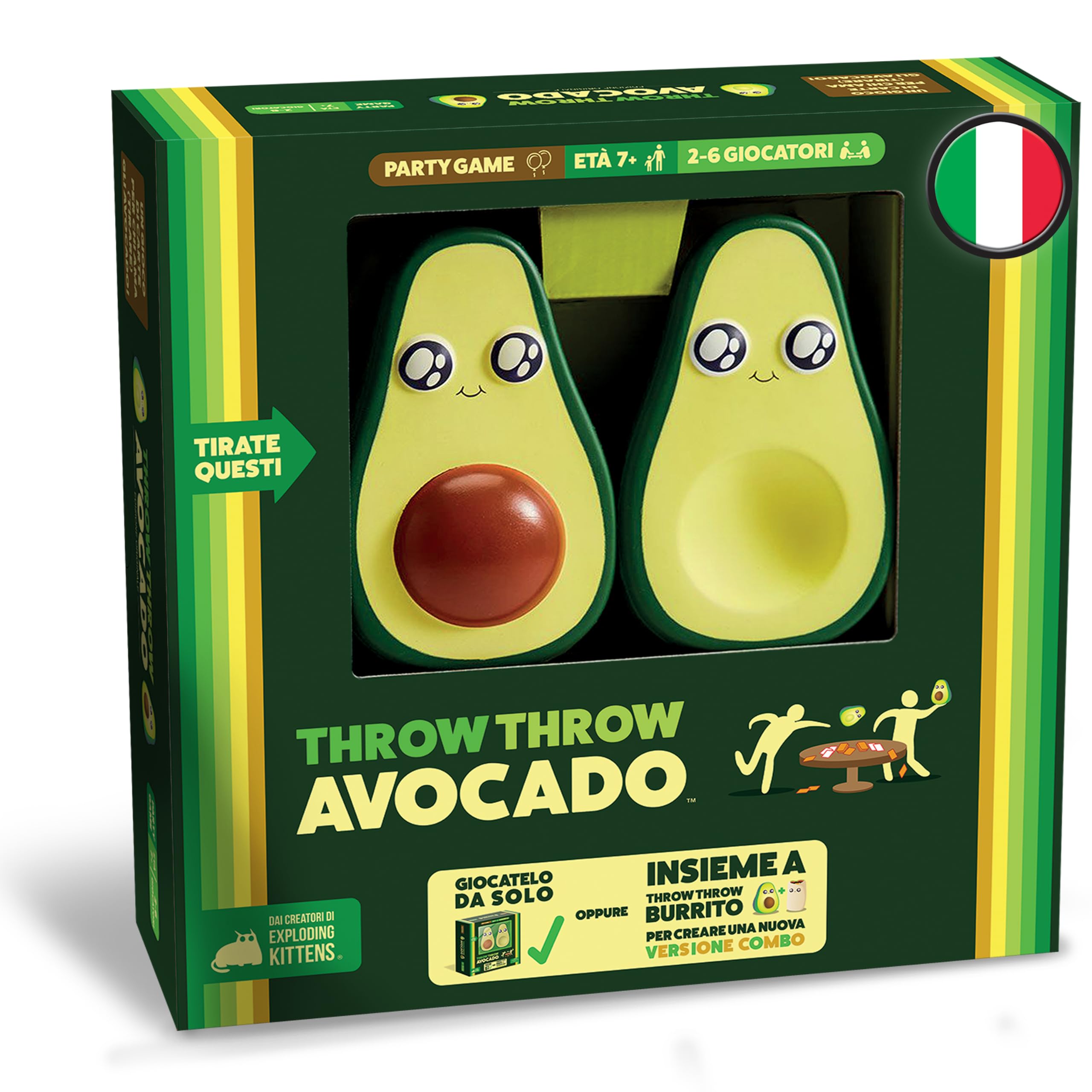 Asmodee Throw Throw Avocado gioco di carte 2 avocado 2-6 giocatori