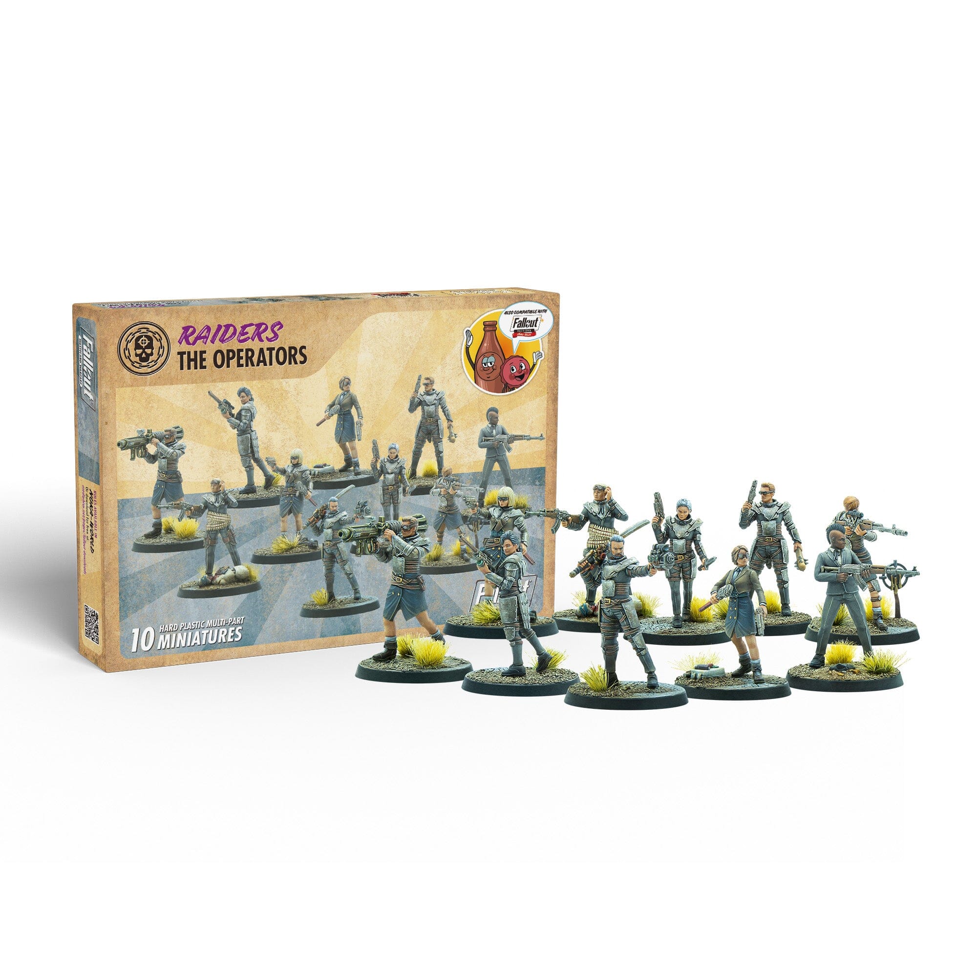 Modiphius Fallout Factions Raiders The Operators 10 miniature 32mm