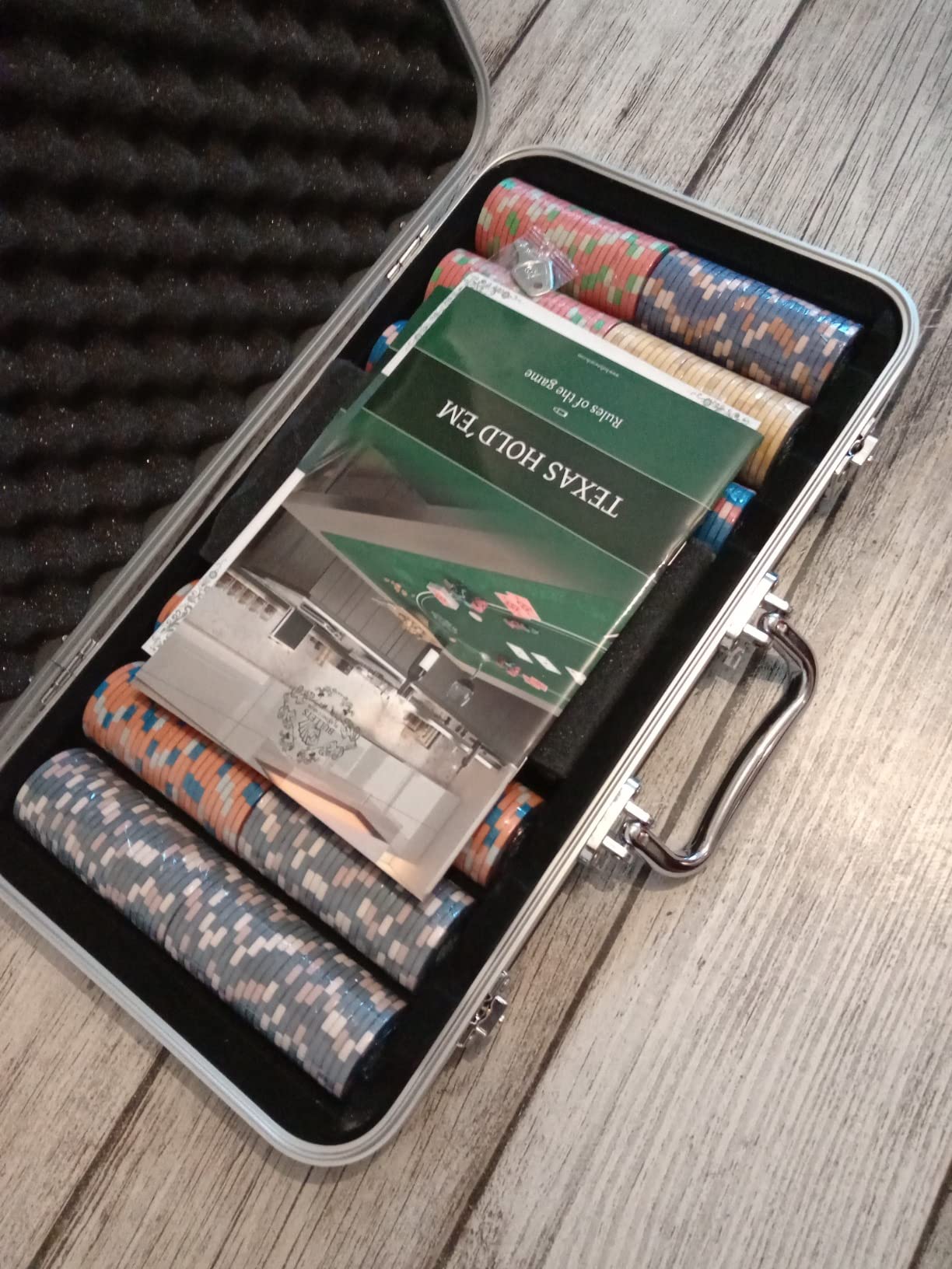 Bullets Custodie e set da poker Richie valigetta 500 chip ceramica