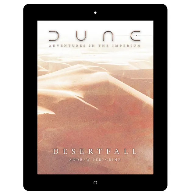 Modiphius Dune Desertfall Adventure avventura introduttiva PDF 34 pagine