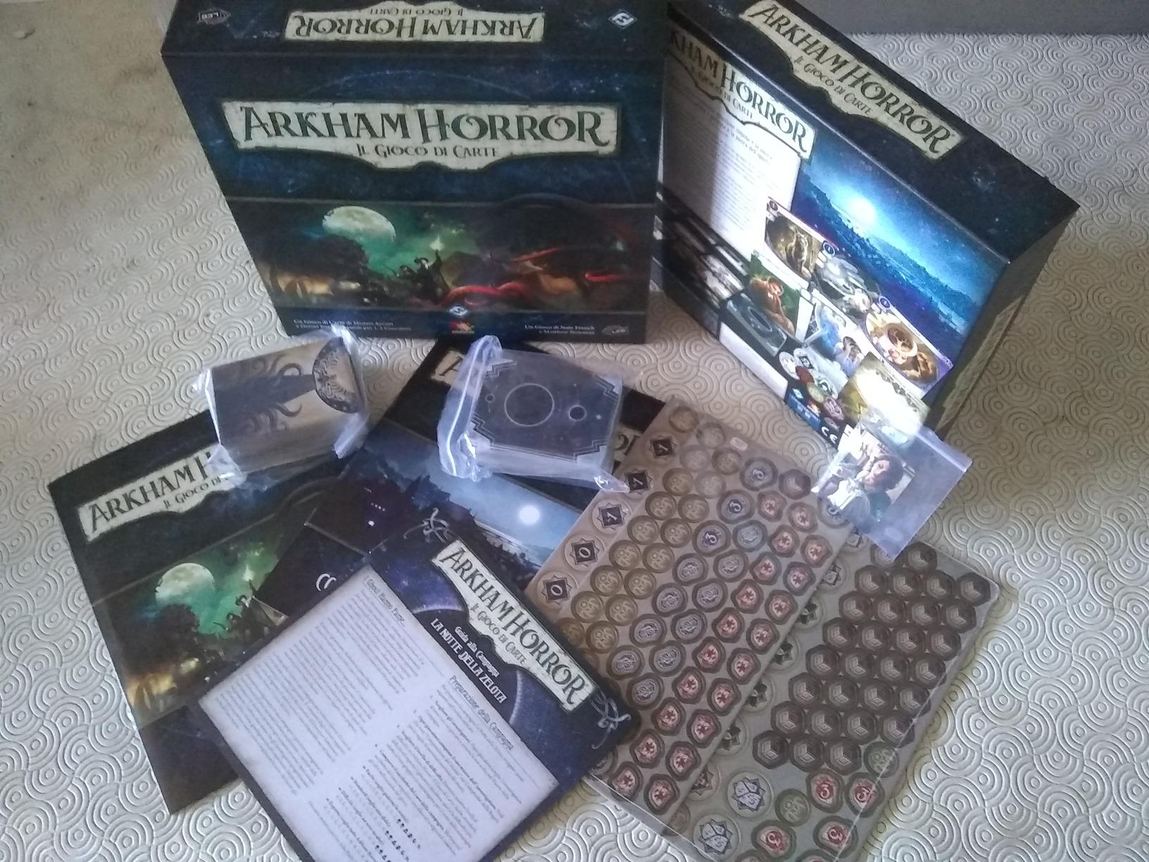 Arkham Horror Il Gioco di Carte base LCG cooperativo 1-2 giocatori