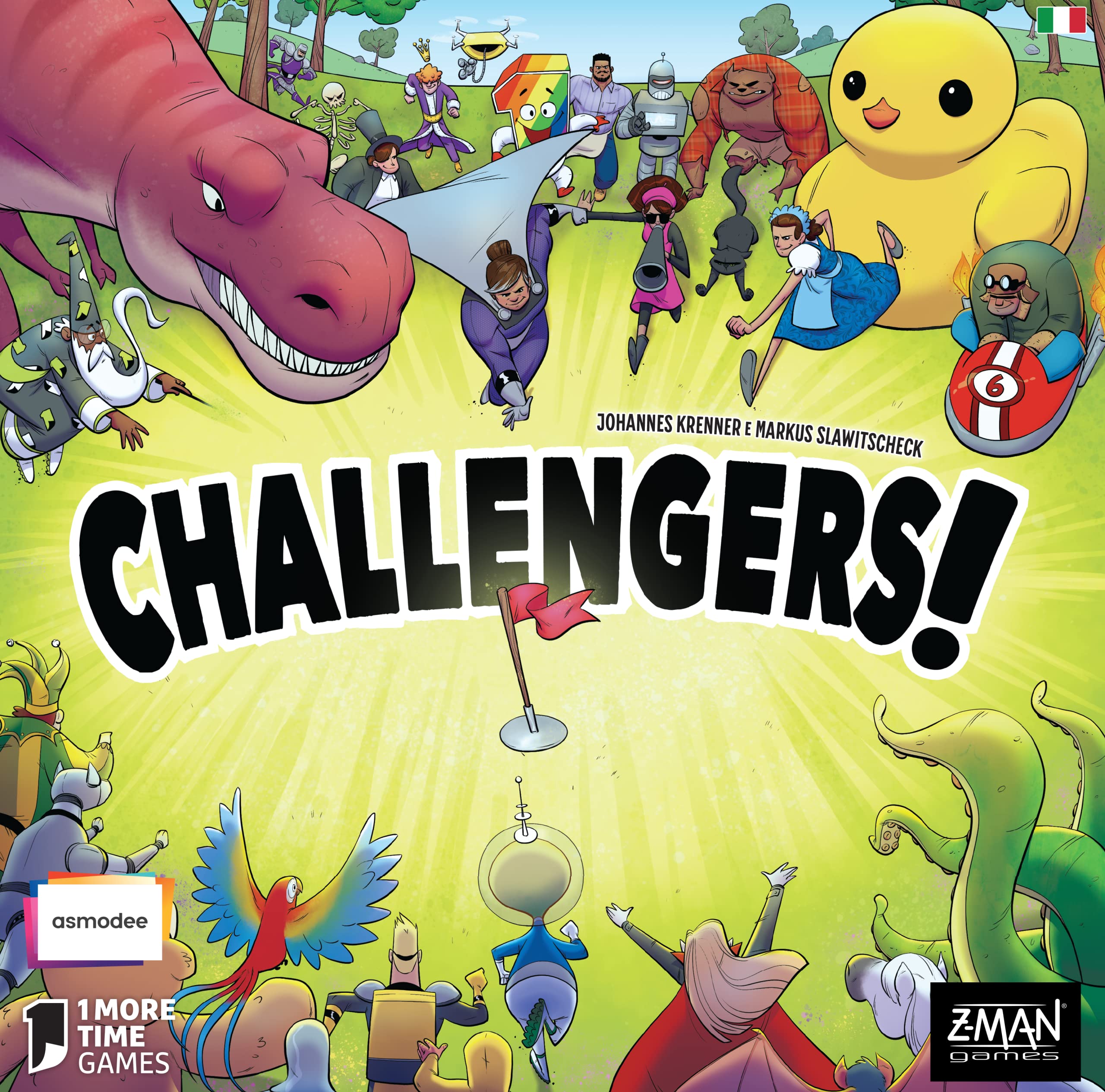 Asmodee Challengers gioco da tavolo edizione italiana 1-8 giocatori