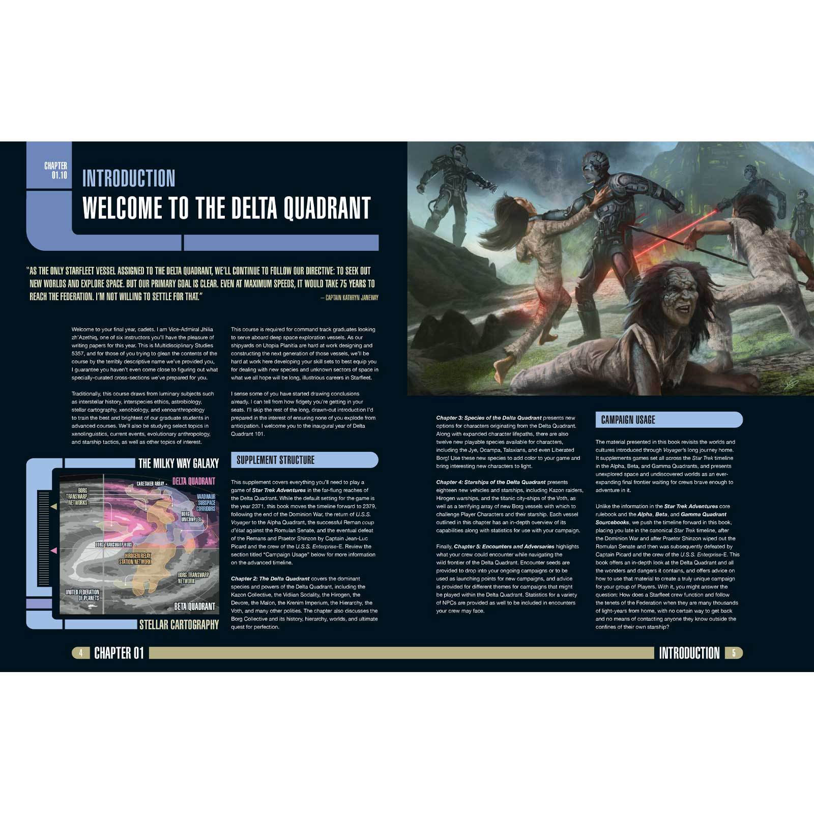 Modiphius Star Trek Adventures Delta Quadrant sourcebook PDF