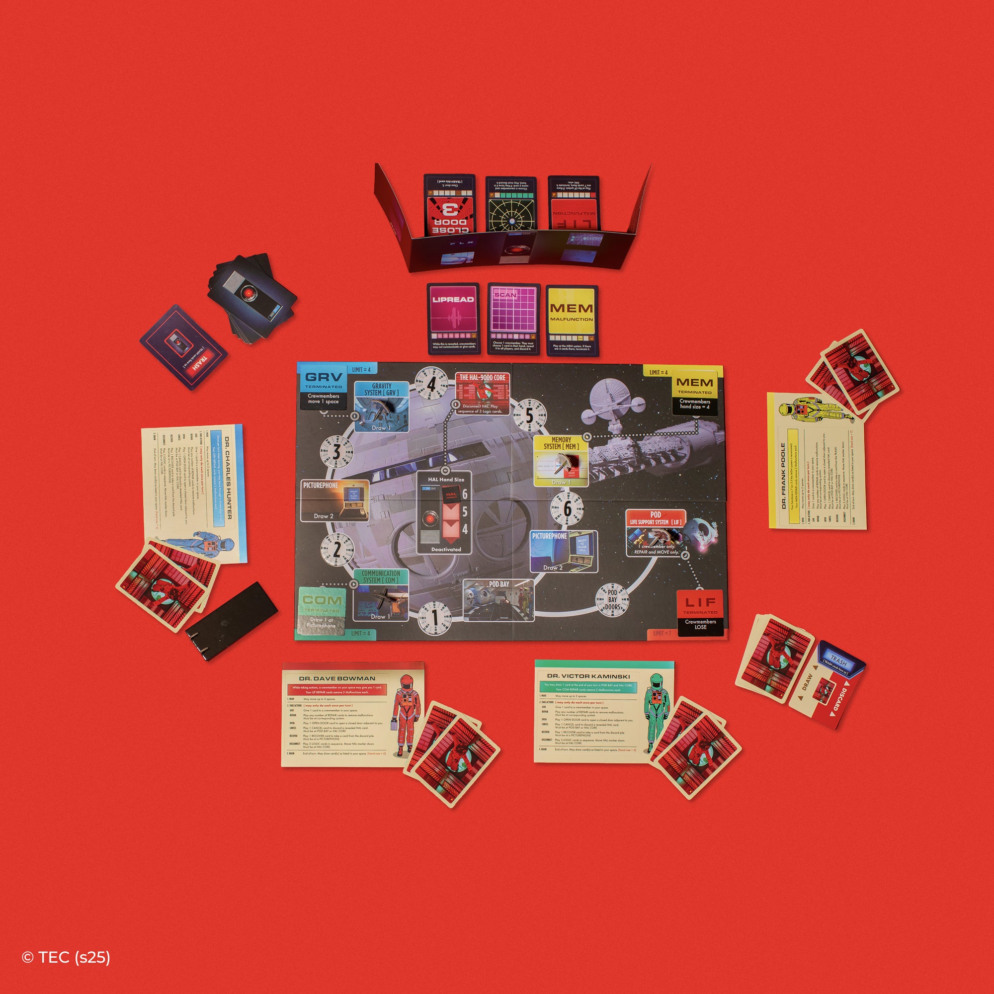 Maestro Media 2001: A Space Odyssey gioco da tavolo HAL 1 contro tutti