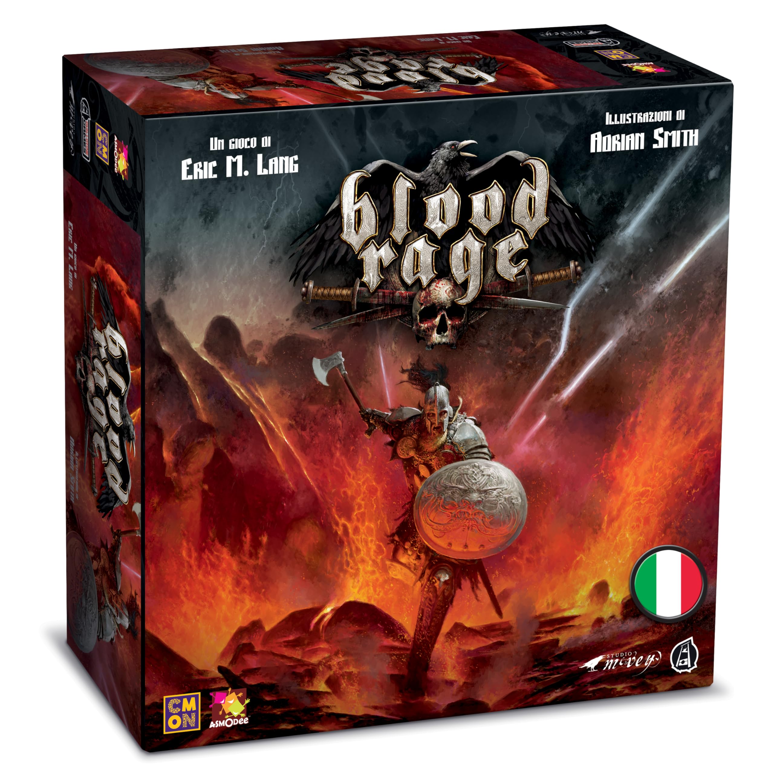Asmodee Blood Rage Gioco da Tavolo 2-4 Giocatori Vichinghi