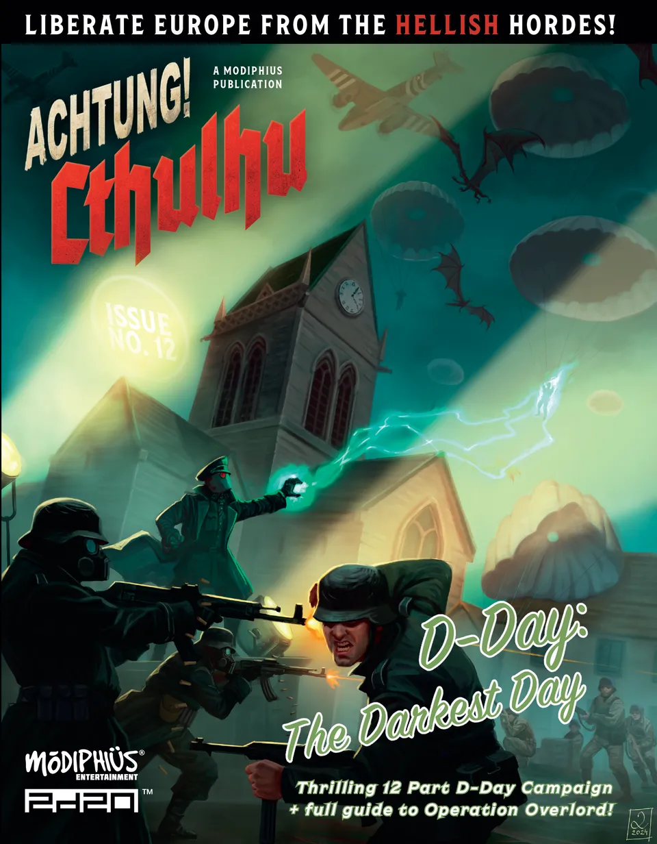 Modiphius Achtung! Cthulhu D-Day Darkest Day manuale PDF
