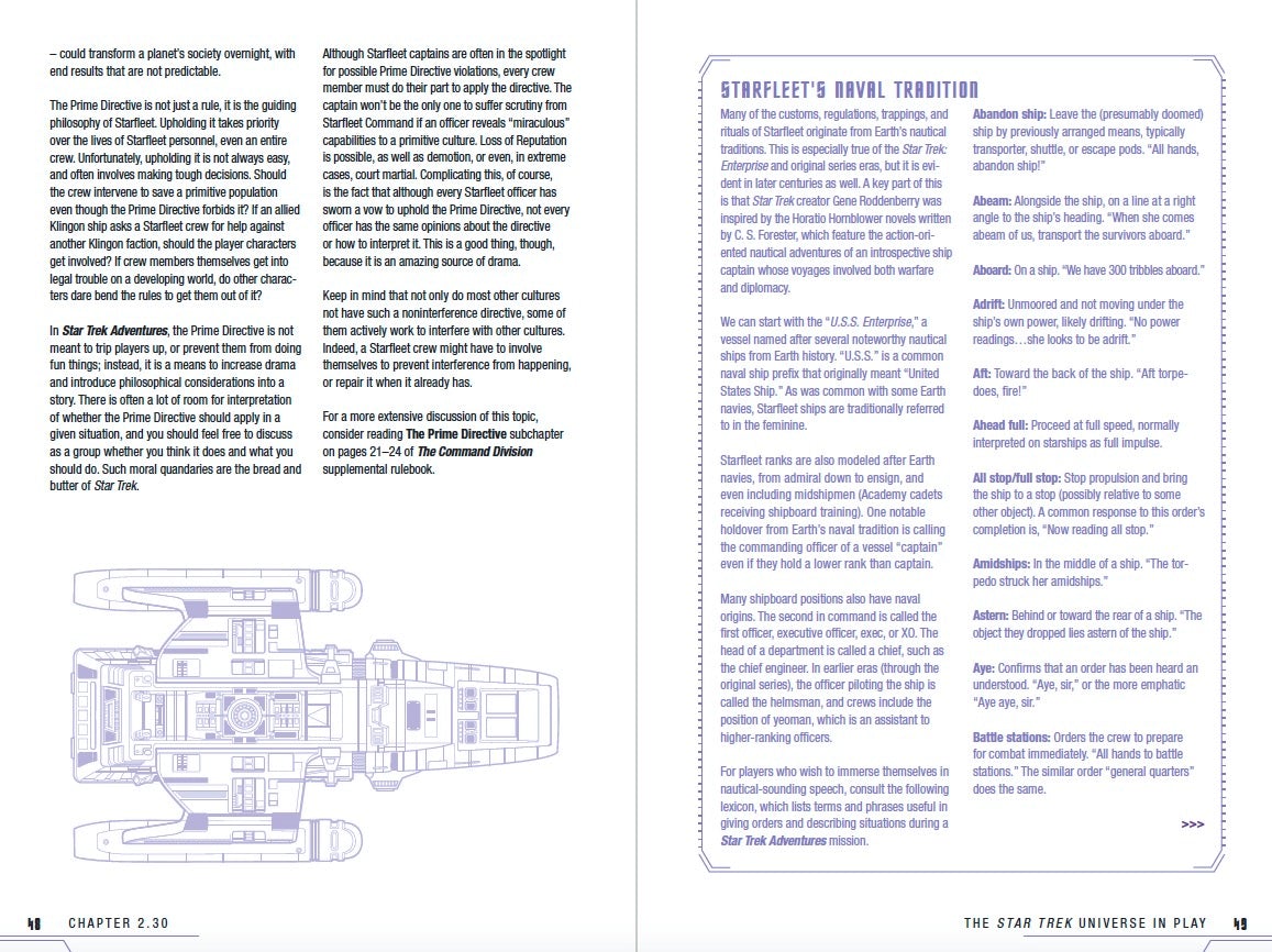 Modiphius Star Trek Adventures Player's Guide manuale GDR PDF 264 pagine