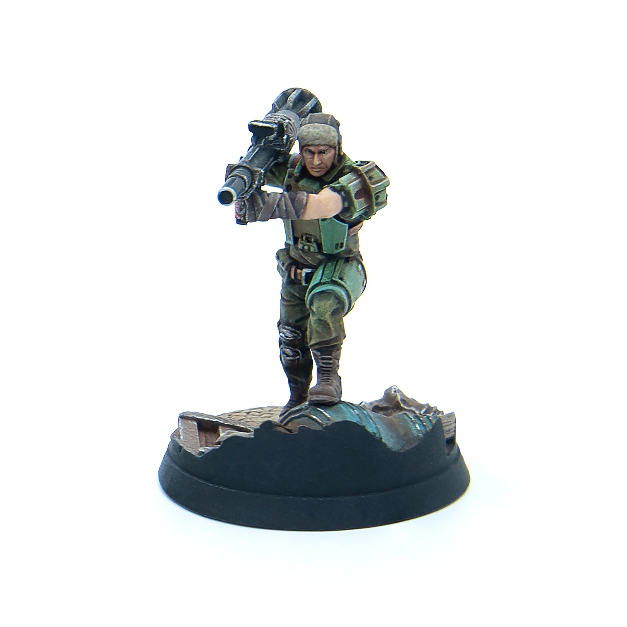 Modiphius Fallout Wasteland Gunners Conquerors Quincy 4 minis