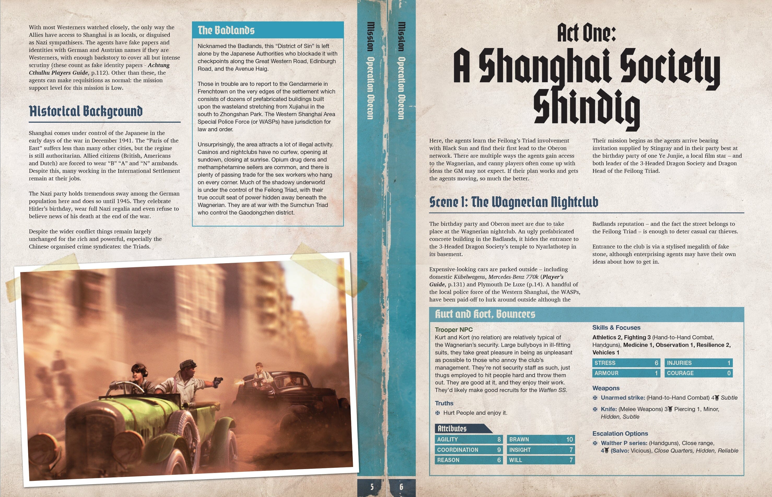 Modiphius Achtung! Cthulhu Operation Oberon avventura PDF 26 pagine