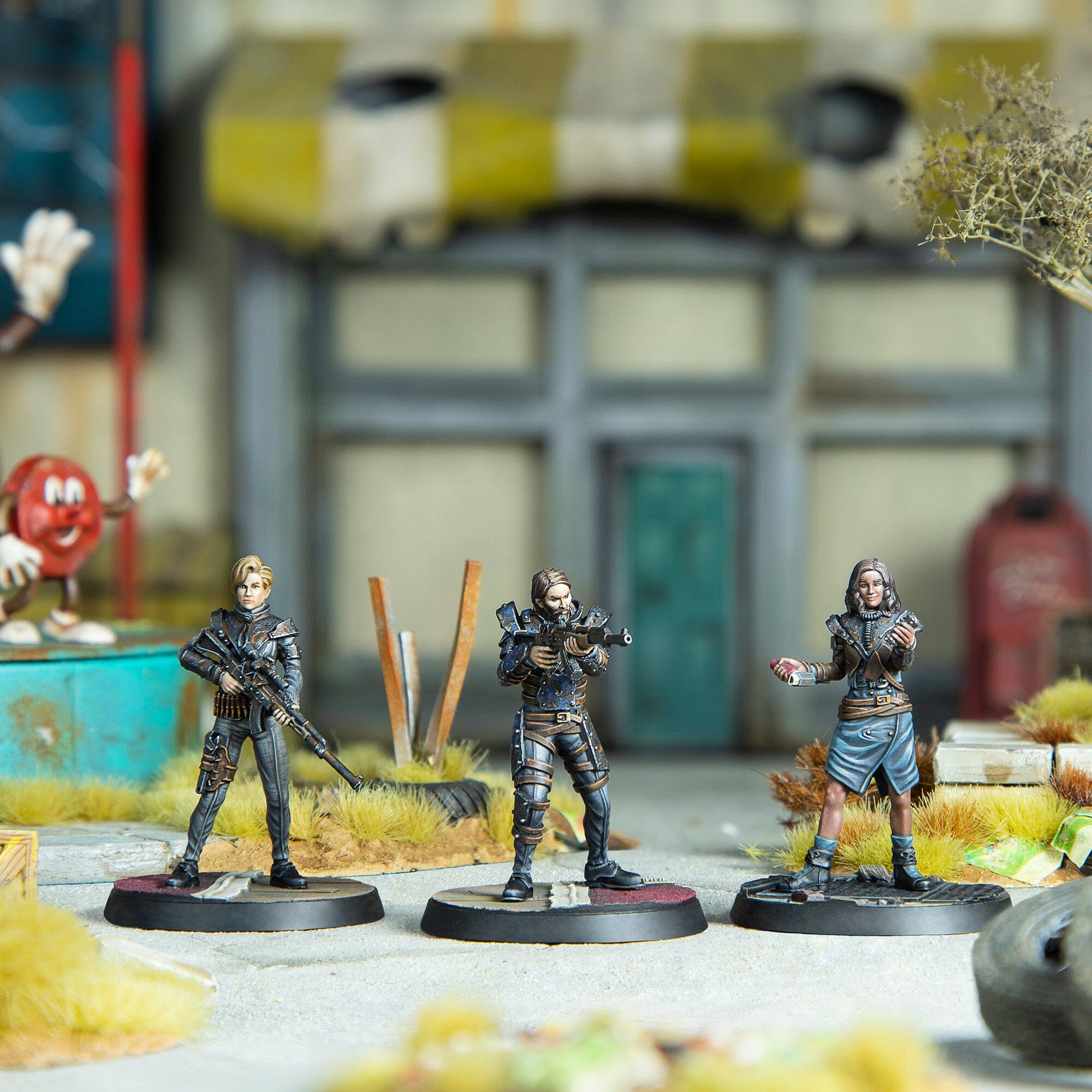 Modiphius Fallout Wasteland Warfare Raiders Operators 3 miniature