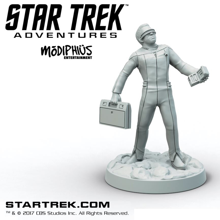 Modiphius Star Trek Geordi La Forge STL miniatura 32mm