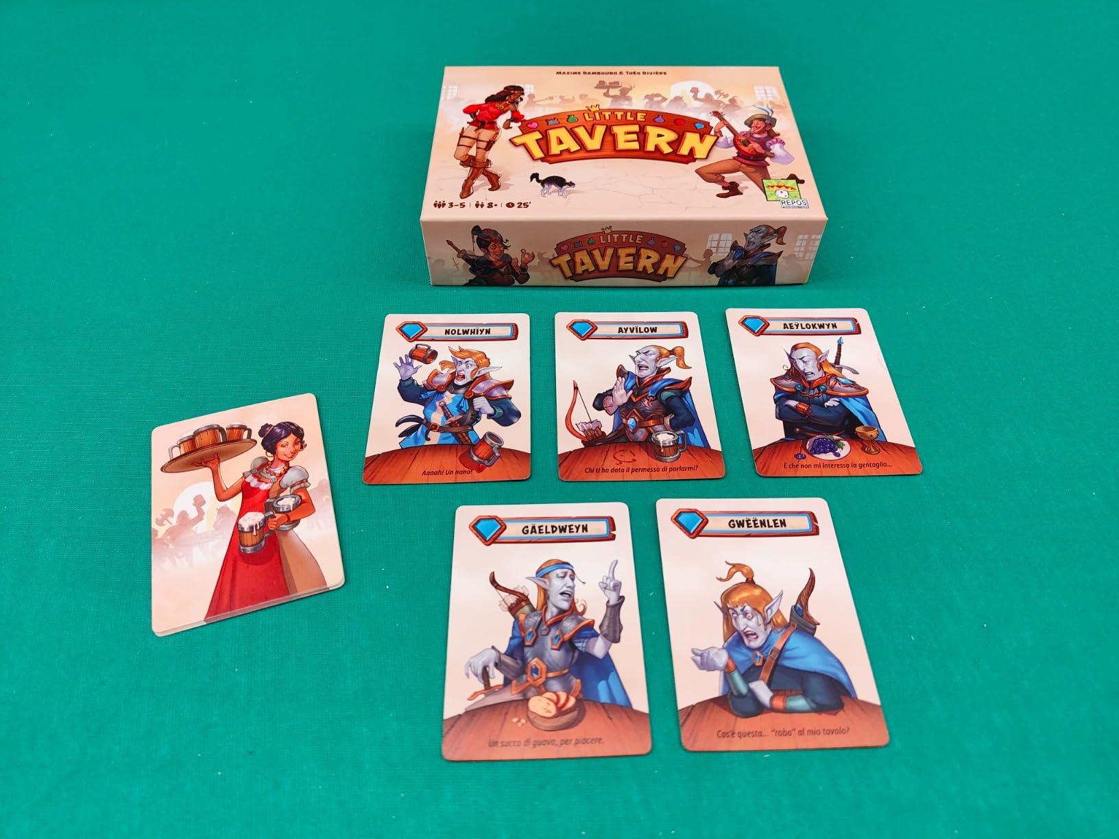 Asmodee Little Tavern gioco da tavolo italiano 3-5 giocatori
