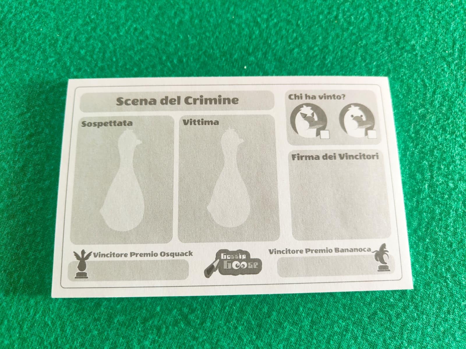 Asmodee Gossip Goose carte da gioco bluff 5-9 giocatori