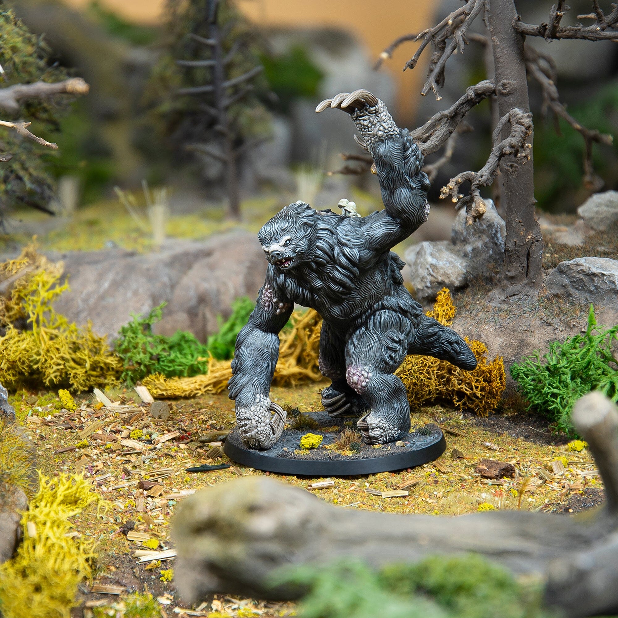 Modiphius Fallout Megasloth miniatura resina 32mm Cryptids