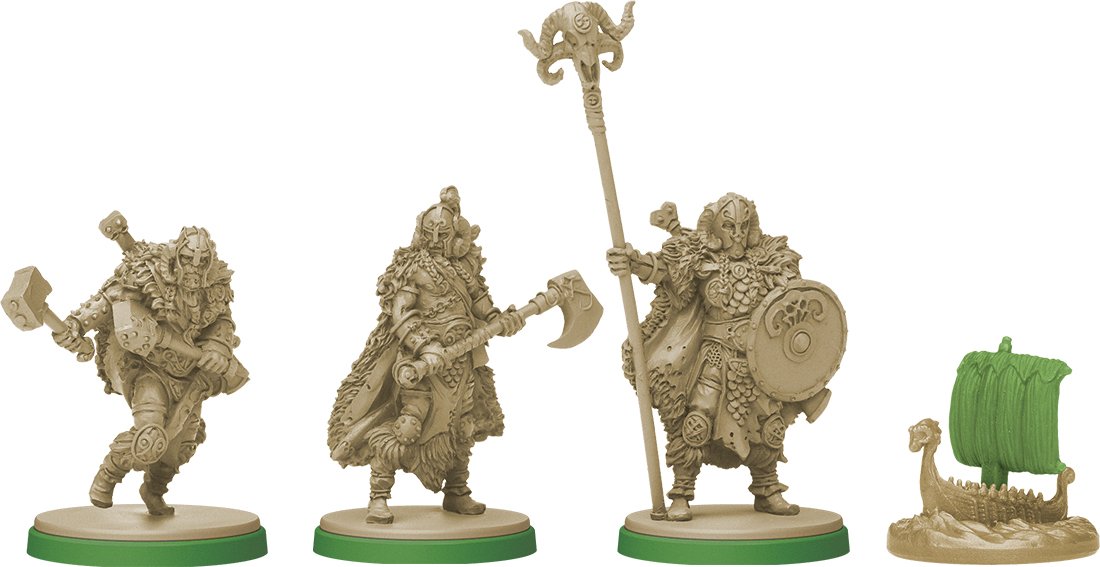 Asmodee Blood Rage Dèi di Asgard espansione 2-4 giocatori