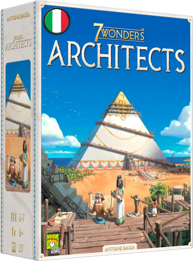 Asmodee 7 Wonders Architects Gioco Base Gioco da Tavolo