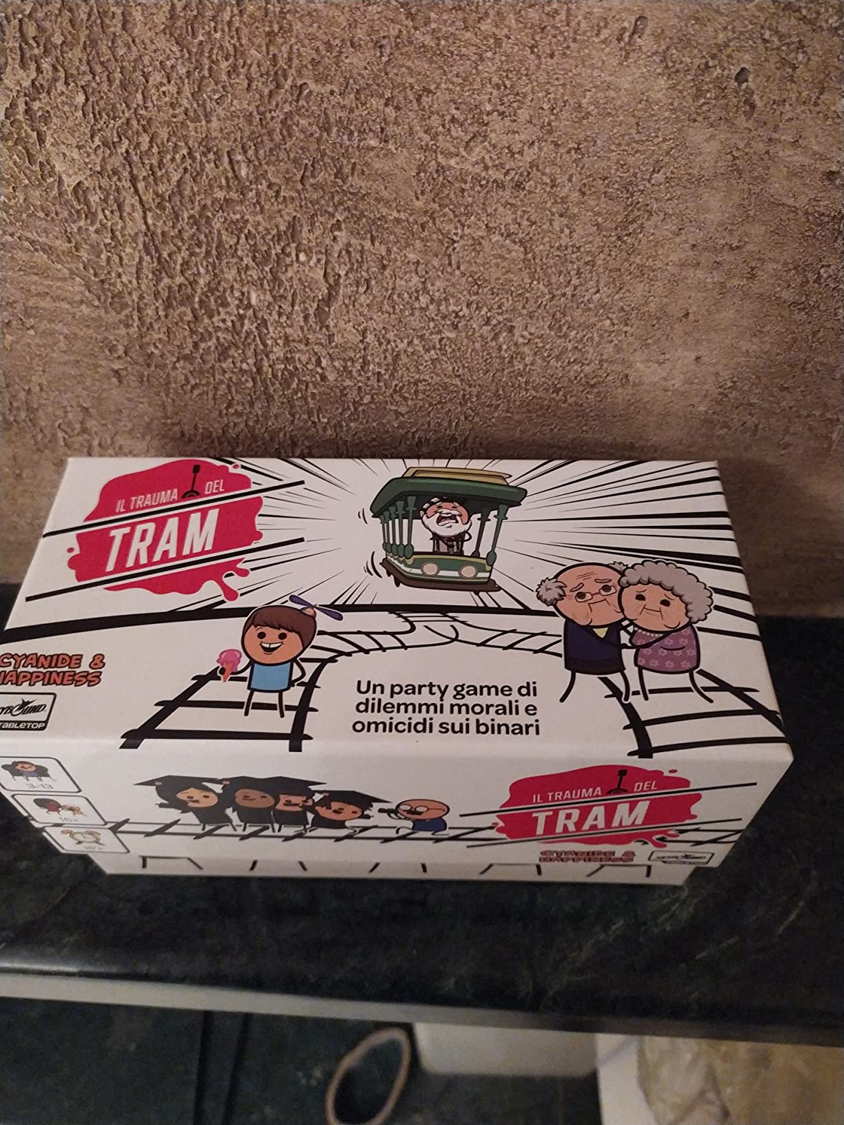Asmodee Il Trauma del Tram party game edizione italiana 3-13 giocatori