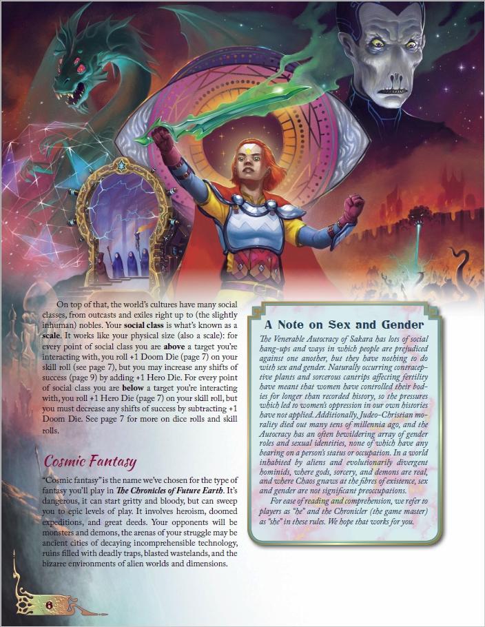 Chronicles Future Earth Swallower Souls Avventura Quickstart GDR