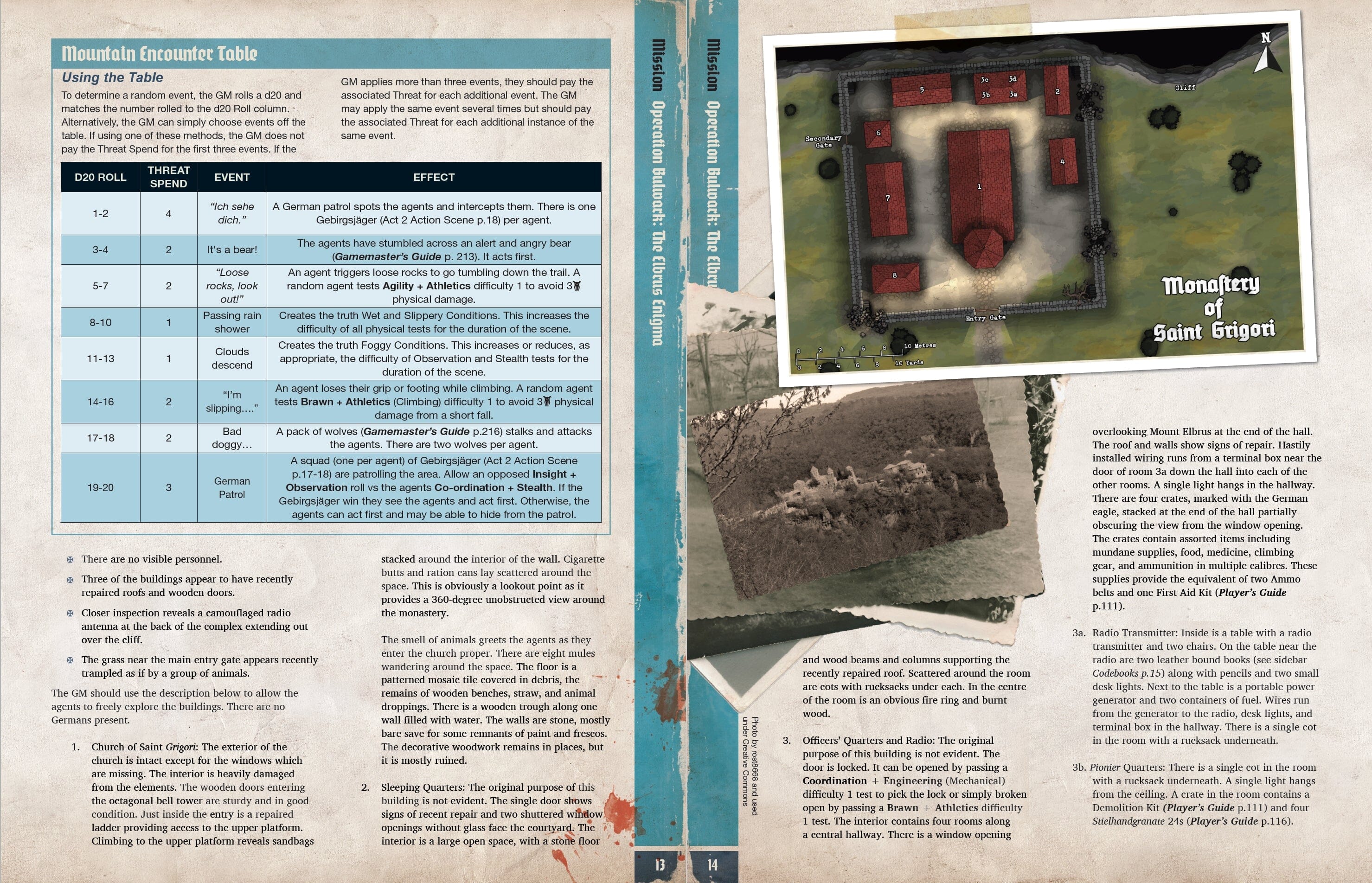 Modiphius Achtung! Cthulhu Avventura Operation Bulwark Elbrus PDF